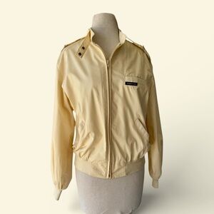 Vtg 80s Members Only Racers Jacket by Europe Craft Ivory Sz 13/14 Women's M EUC
